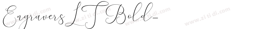 EngraversLT Bold字体转换